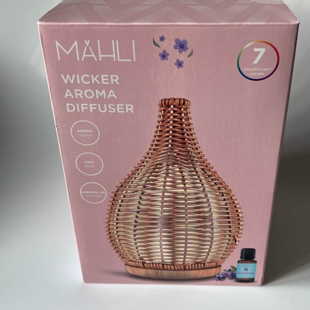 Mahli Wicker Essential Oil Diffuser Rattan Diffuser - Picture 16 of 16